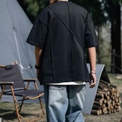 ラインデザインTシャツ A4235