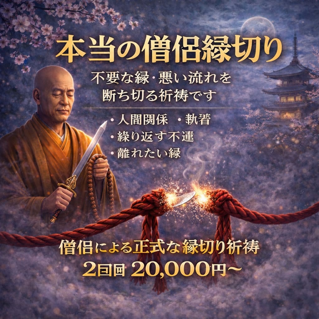 本当の僧侶縁切り