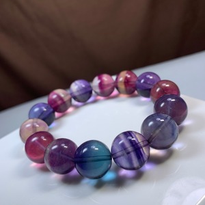 2.レア✩グラデーションフローライトブレスレット