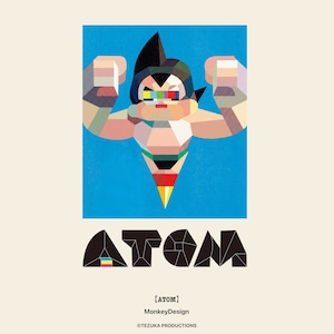 Spectrum Shishu Denim JKT "ATOM" feat.MonkeyDesign【S.BLUE】