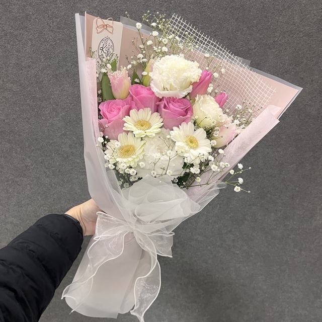【発送】韓国風ブーケ 花束 ラッピング付き！