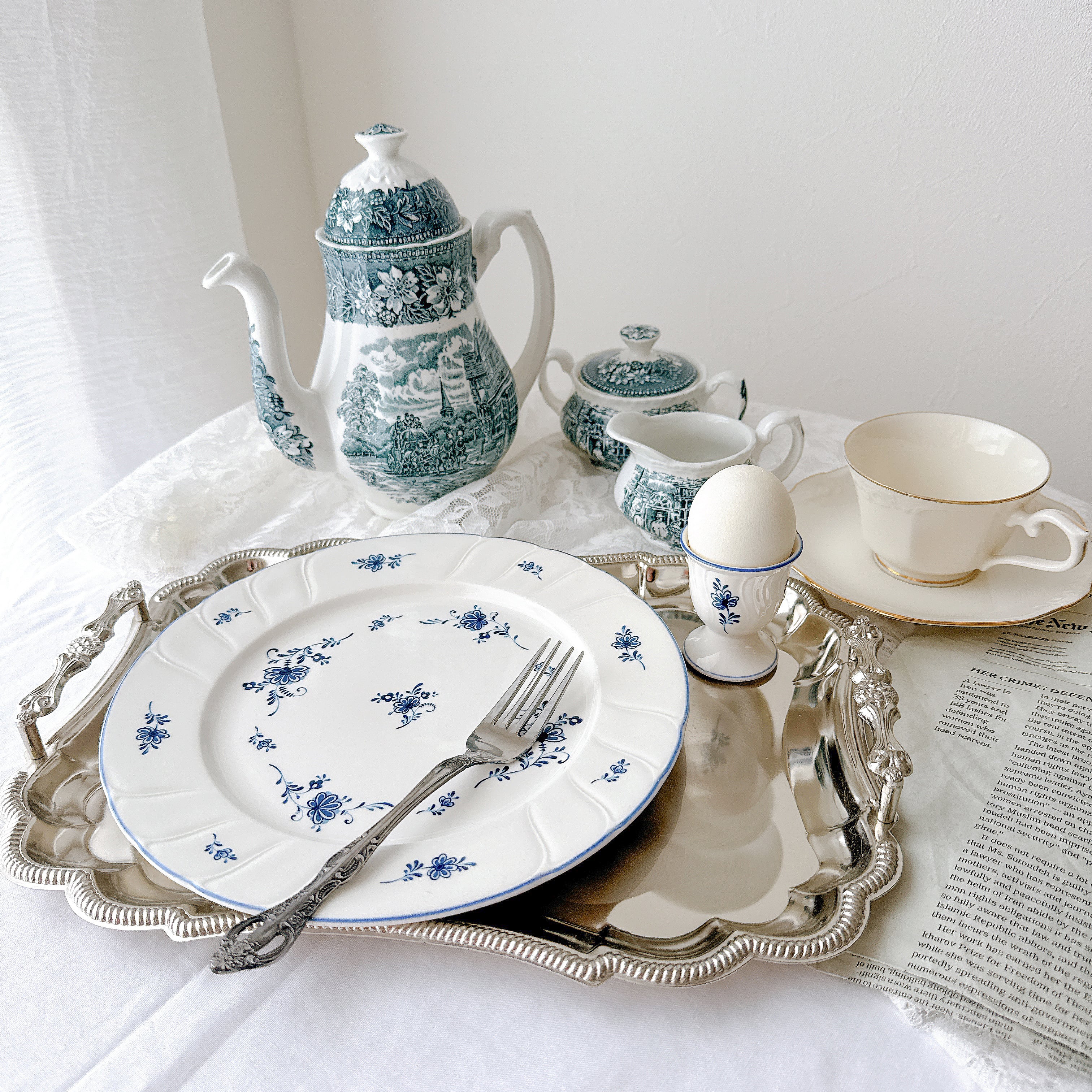 vintage】Noritake CRAFTONE 8709 ノリタケ クラフトーン エッグ