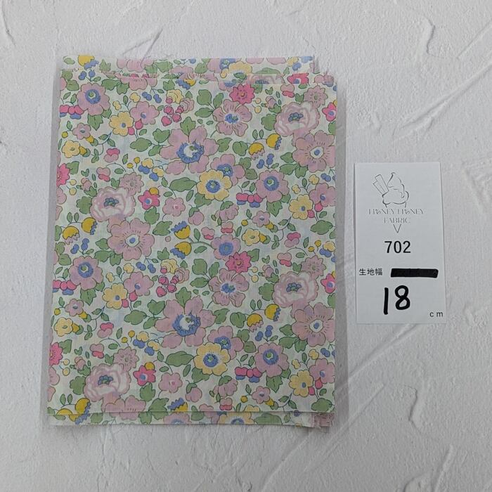 《702》◆輸入 リバティ LIBERTY タナローン カットクロス ハギレ