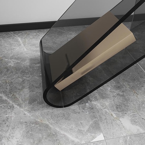 サイドテーブル Ｚ型 収納 アクリル製 小型テーブル ベッドサイドキャビネット クリアエンドテーブル ミニマリスト ナイトスタンド リビングルーム バスルーム 寝室用 グレー