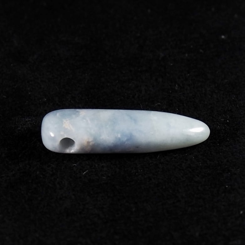 糸魚川翡翠 青ラベンダー翡翠 ペンダントトップ 3.2g Itoigawa Bluish