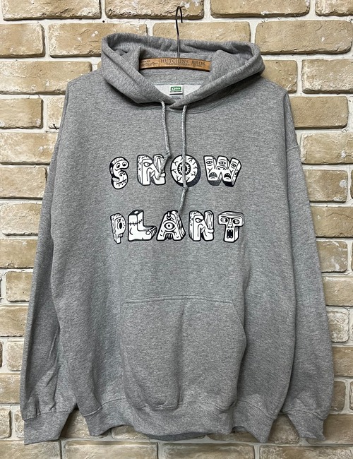 Oh's × SNOW PLANT "alphabet monster hoodie"