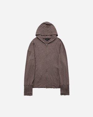 [999HUMANITY] SLUB WOOL HOODED ZIP UP (BROWN) 正規品  韓国 ブランド 韓国ファッション 韓国代行 999 ヒューマニティ HUMANITY 日本 店舗