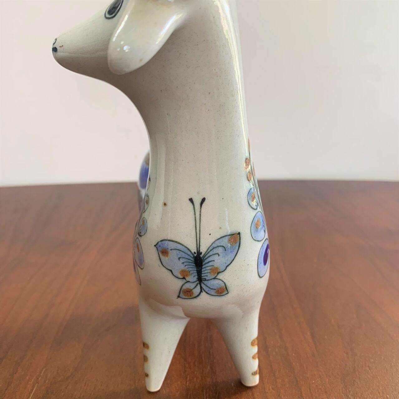 美品　メキシコ　トナラ焼き　El Palomar マウンテンゴート エル・パロマール メキシコ マウンテンゴート 陶器のオブジェ / El
