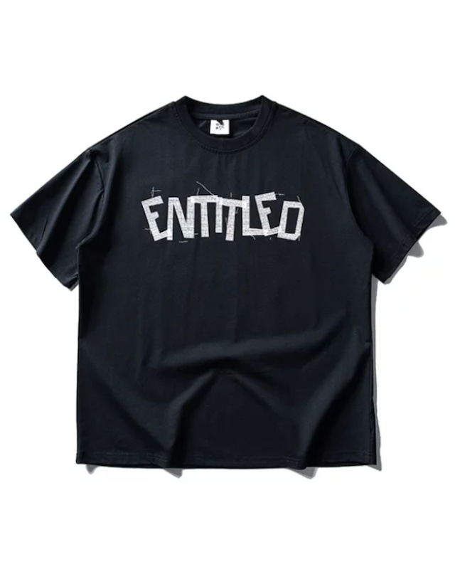 レタープリント半袖Tシャツ　S0641