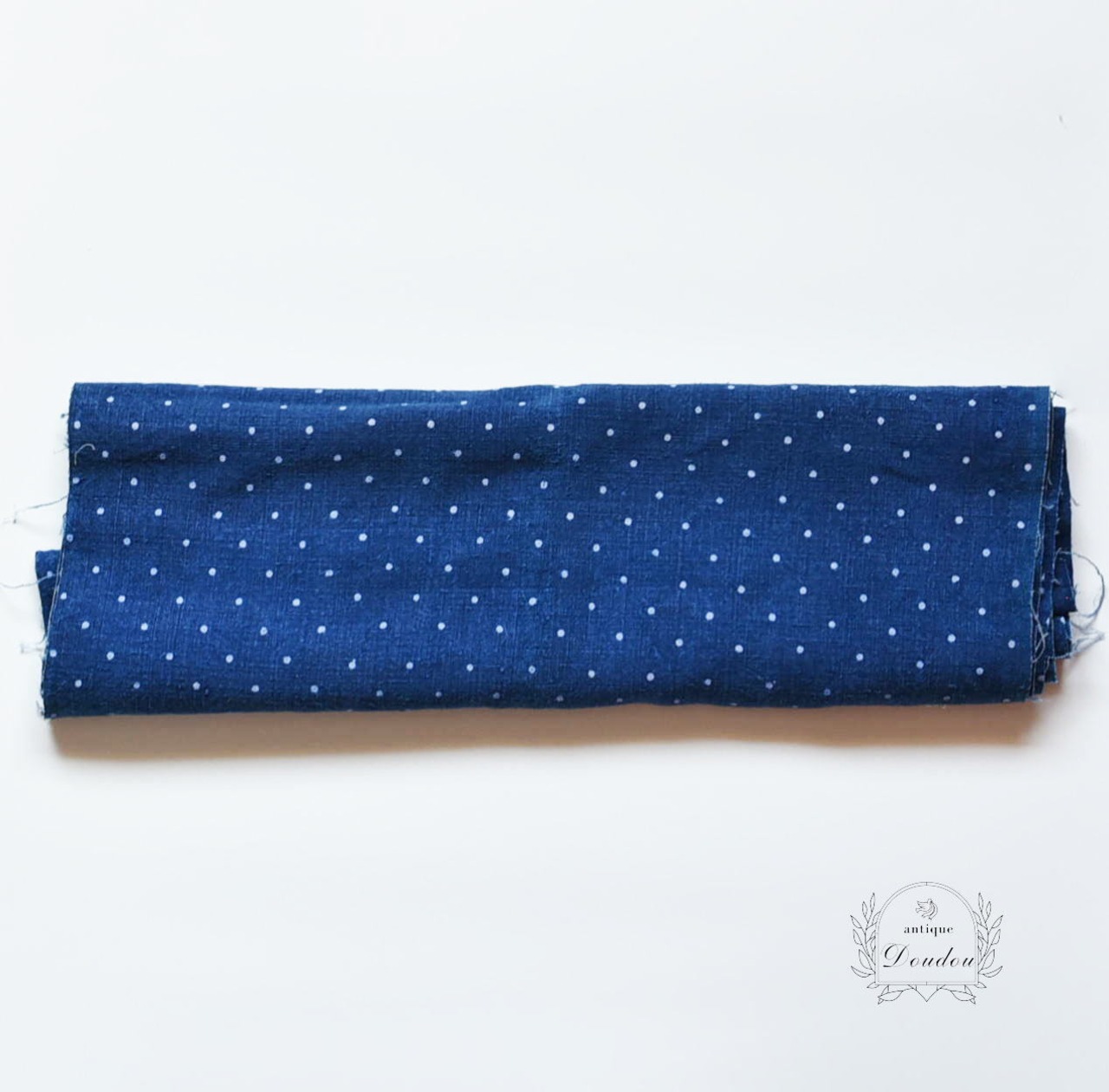 カット販売/sa735/ハンガリー アンティーク リネンkékfestés