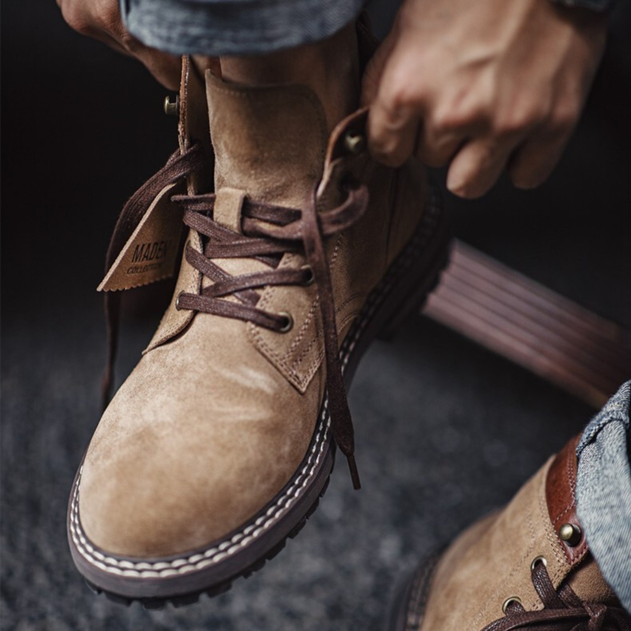 Retro Dune Color Suede Boots / レトロ デューン カラー スエード ブーツ