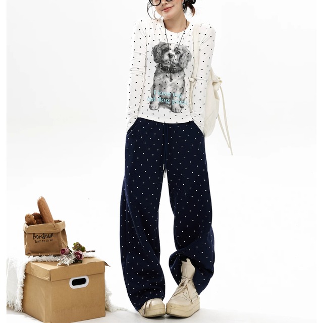 dot loose pants　ドットルーズパンツ　J2125