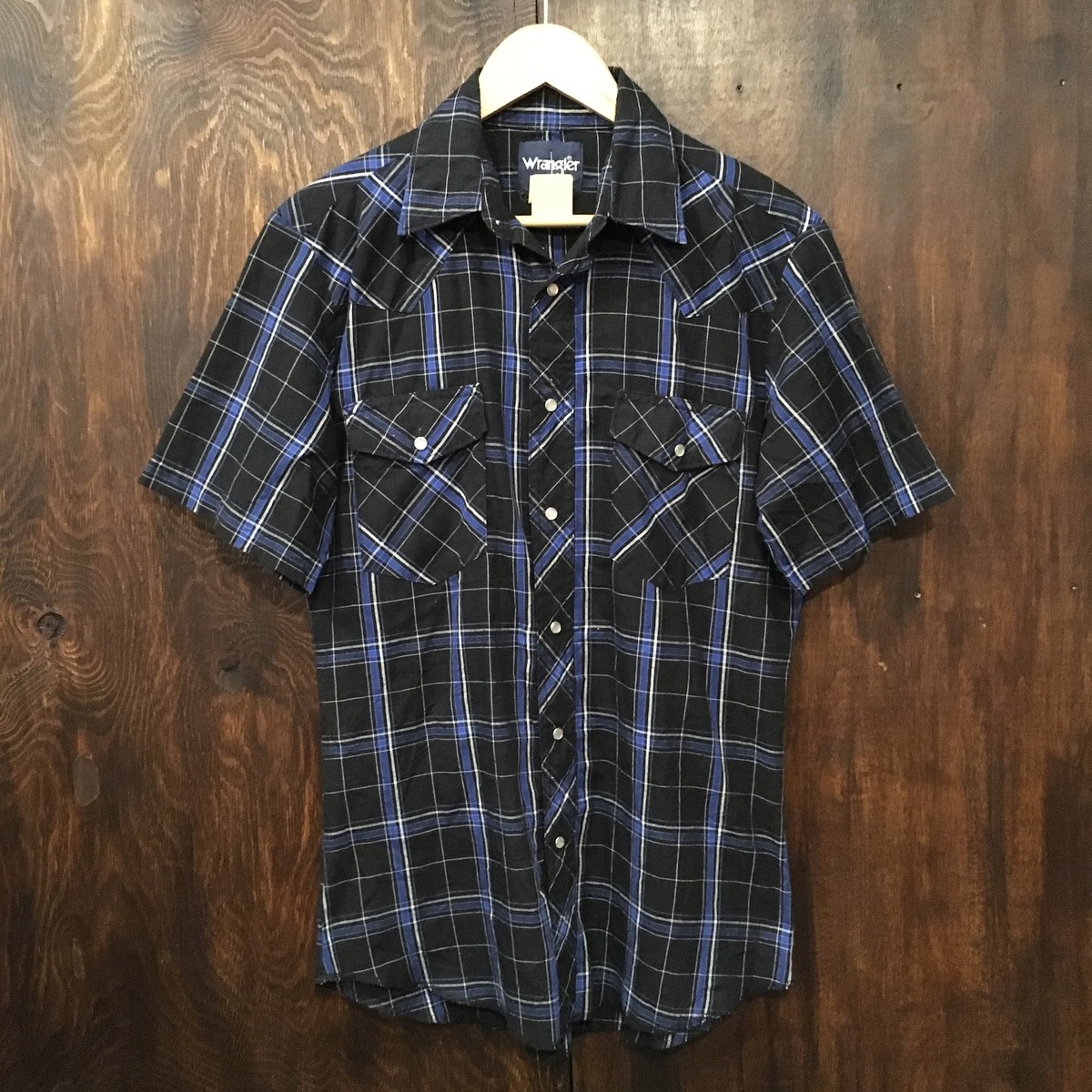 Wrangler ラングラー 80年代 ビンテージ チェック シャツ ウェスタン 