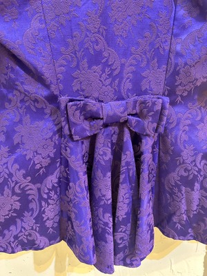 80's purple white lace jacket