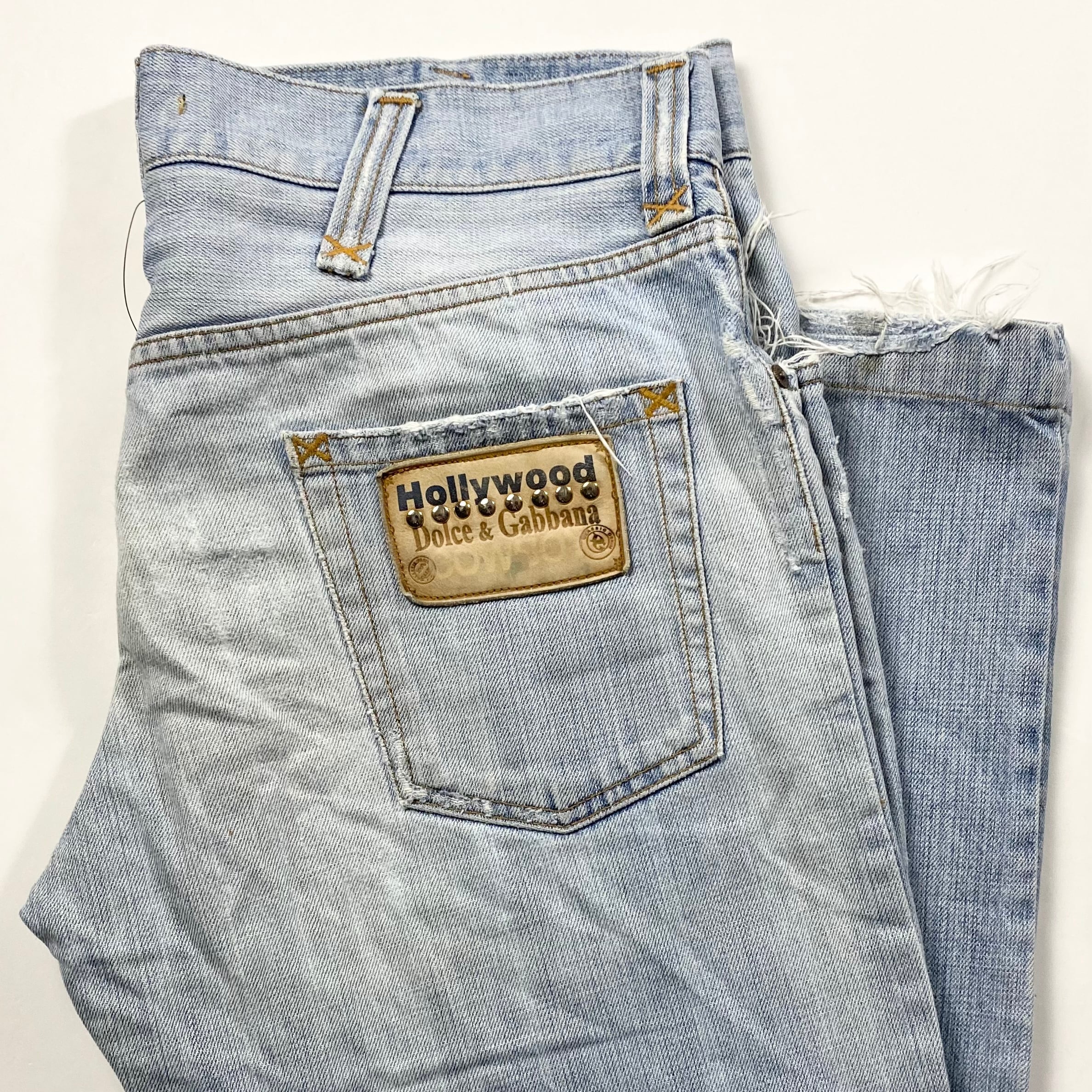 DOLCE&GABBANA crush denim pants “Hollywood COWBOY” | NOIR ONLINE
