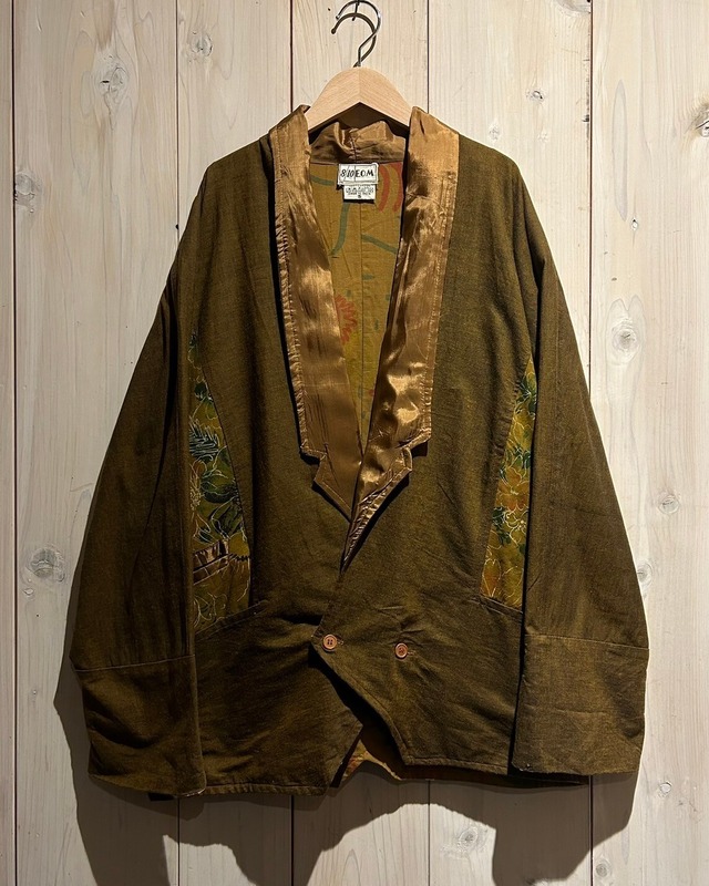 【a.k.a.C.a.k.a vintage】Flower Swiching Loose Tailored Jacket