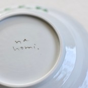 村田菜穂美『楕円リム盛皿 ラナンキュラス 赤』2104130001666/