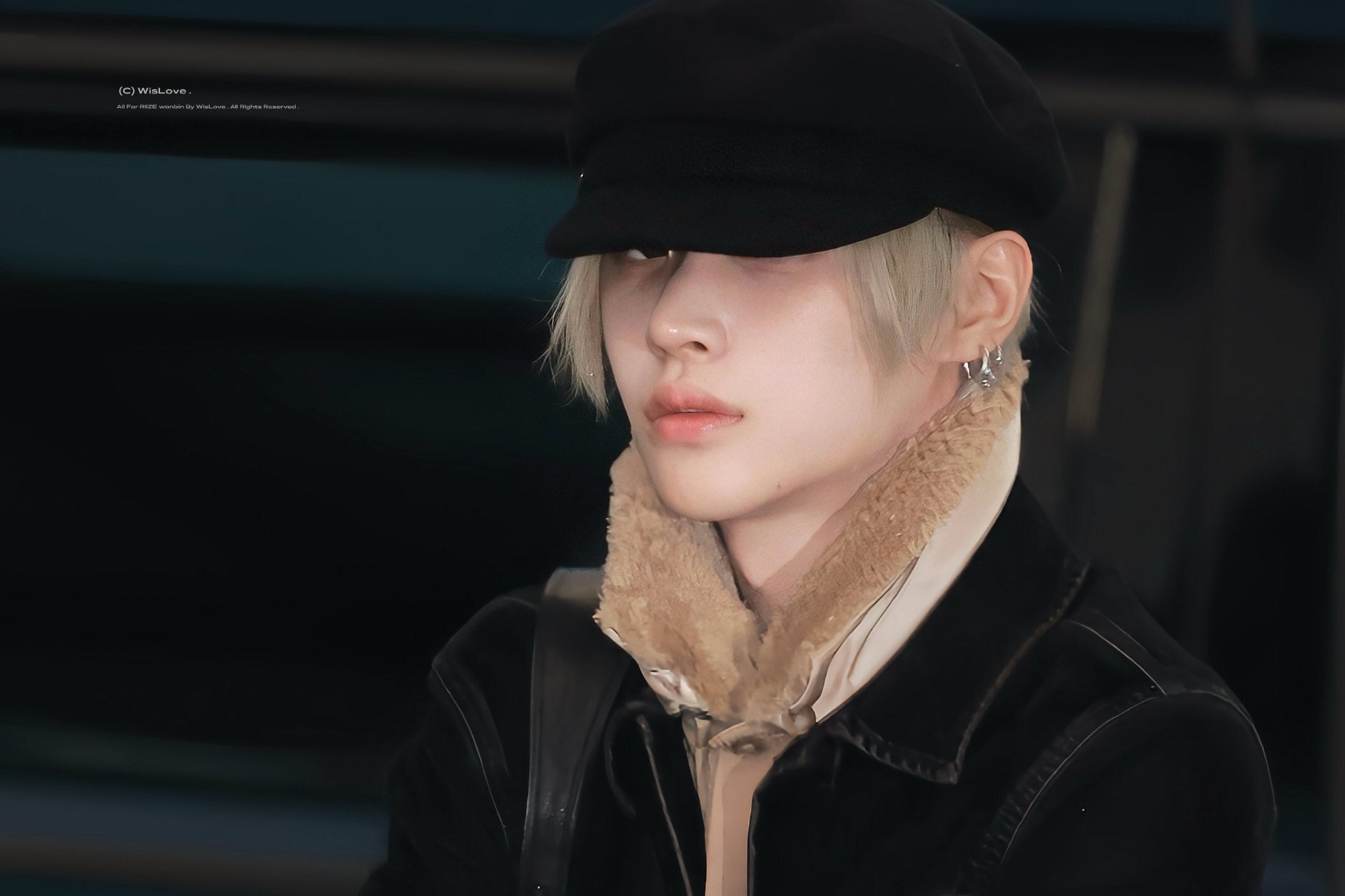 ☆RIIZE ウォンビン 着用！！【ANOETIC】ANC NEWSBOY CAP_BLACK | もごつ