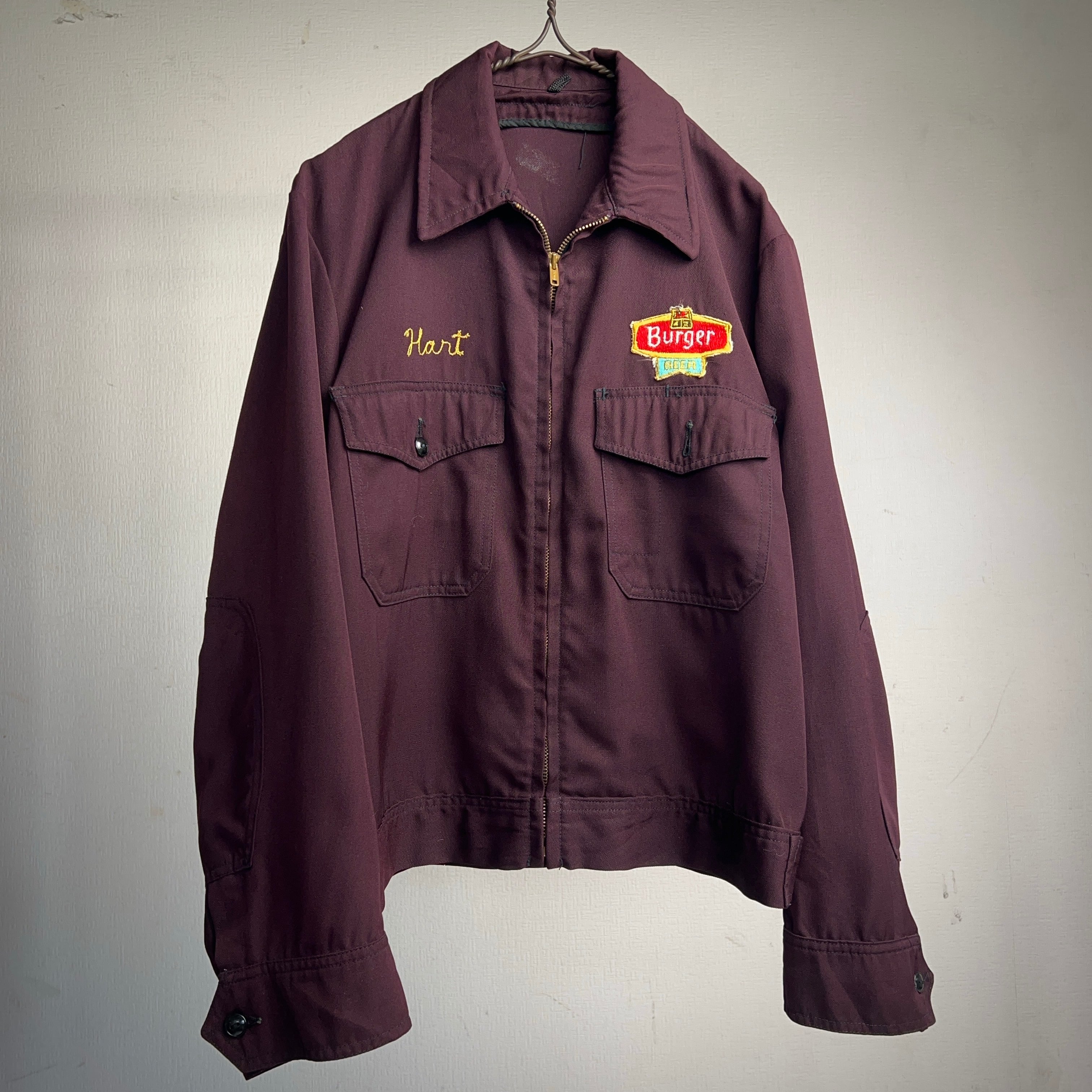 O*r様 60s sager ウェルダージャケット、ワークジャケット、ウールジャ 1960's WOOL GABARDINE WORK JACKET 60年代 ウールギャバジンワーク