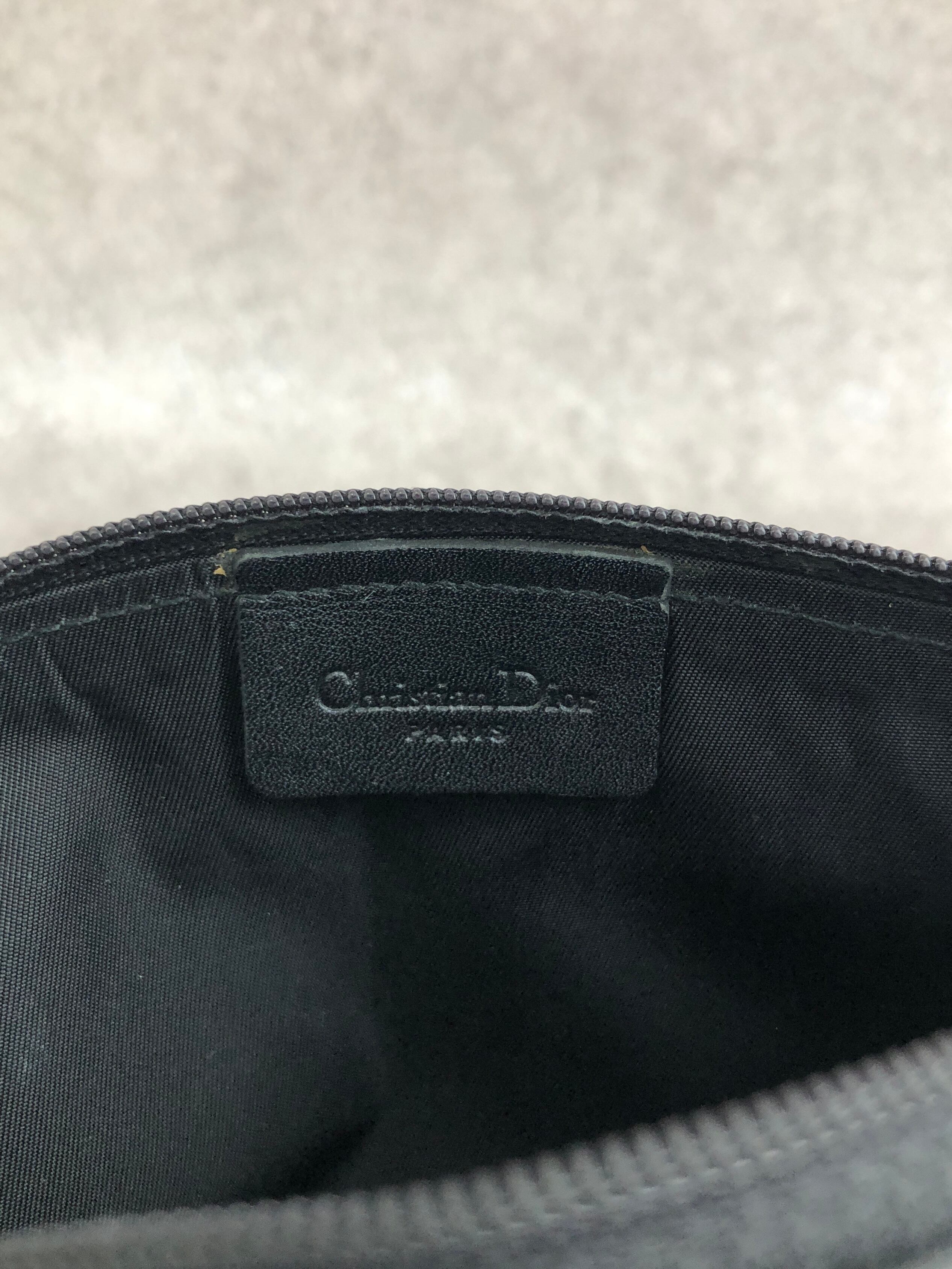 Christian Dior クリスチャン ディオール トロッター ポーチ ネイビー