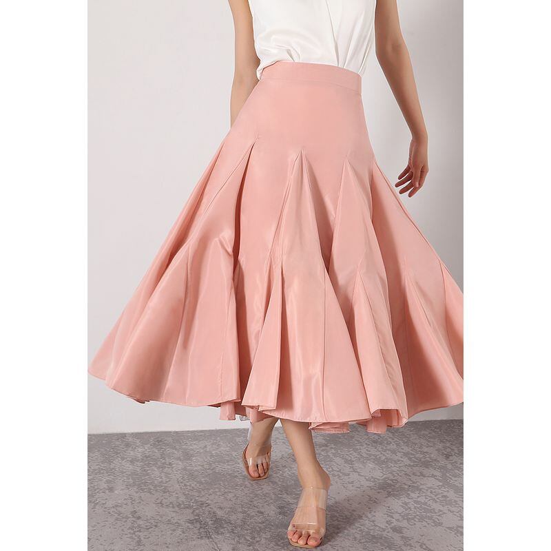 フレンチプリーツフレアスカート SU734