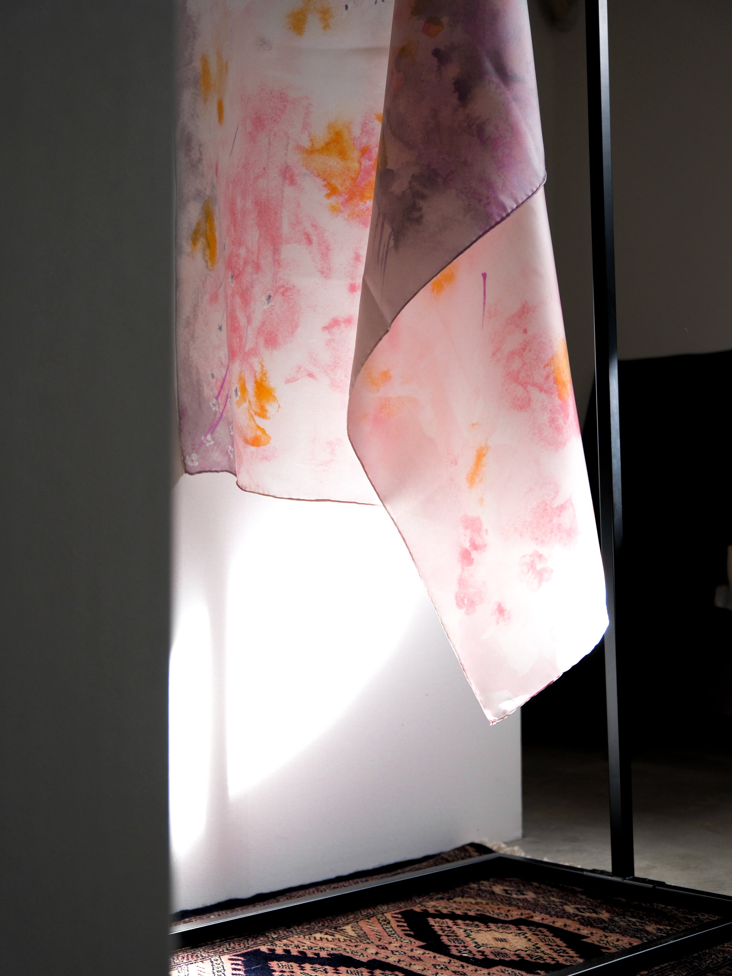 Mame Kurogouchi スカーフ Floral Scarf 花柄刺繍 Mame Kurogouchi / マメクロゴウチ Floral Embroidery Long Scarf