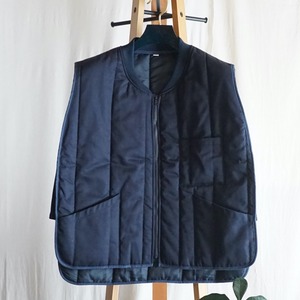 CEPOVETT パデッドワークベスト(DEAD STOCK) France [C2669]