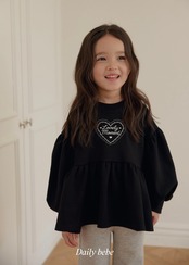 【取寄】Dailybebe ラブリーモーメントT｜秋服｜韓国子供服｜26/AT