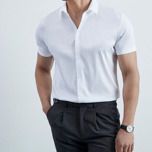 シンプルベーシック半袖シャツ　MT0210002