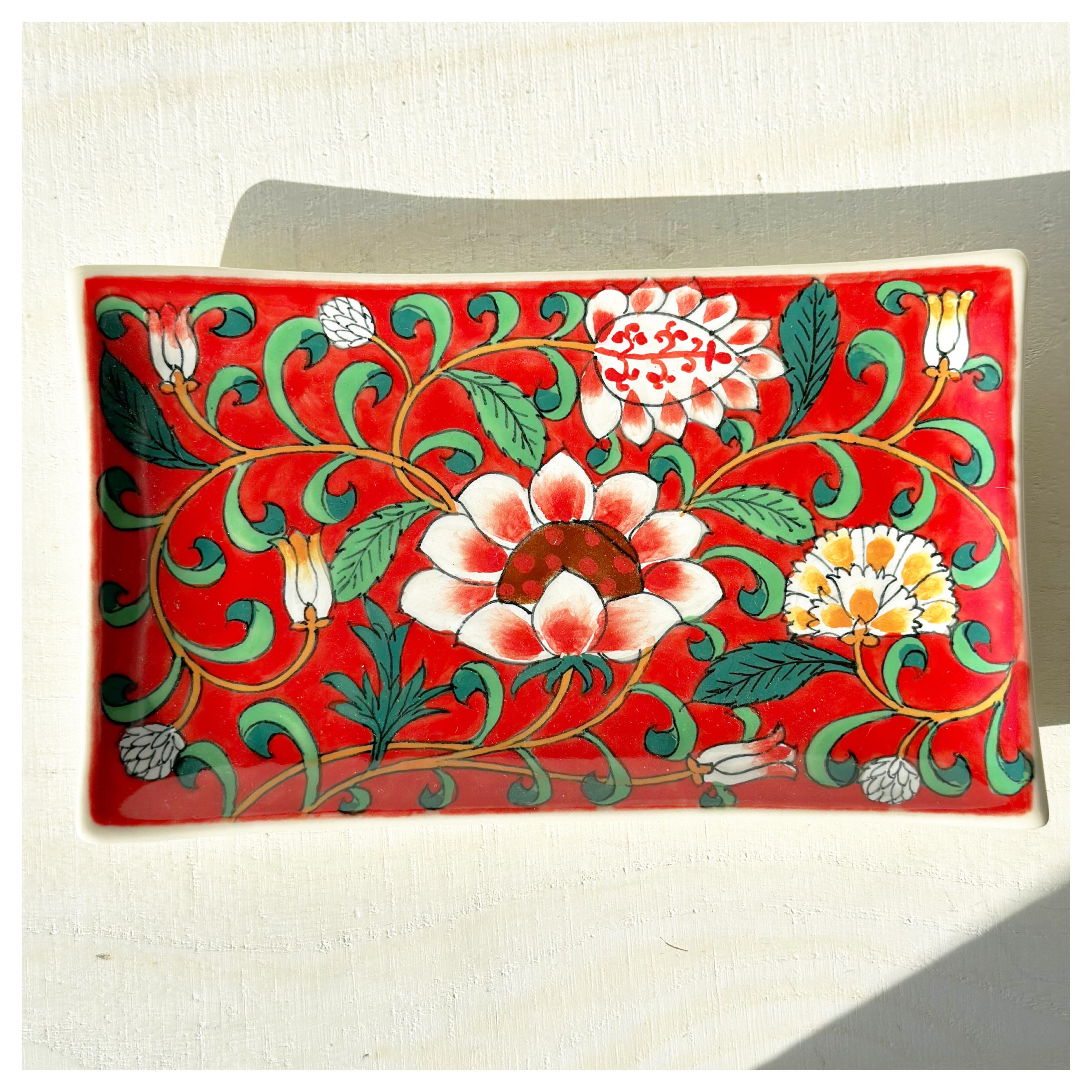 ベトナムのバッチャン焼き 雫柄 雫型プレート 耐熱 | Kc-Labo's shop