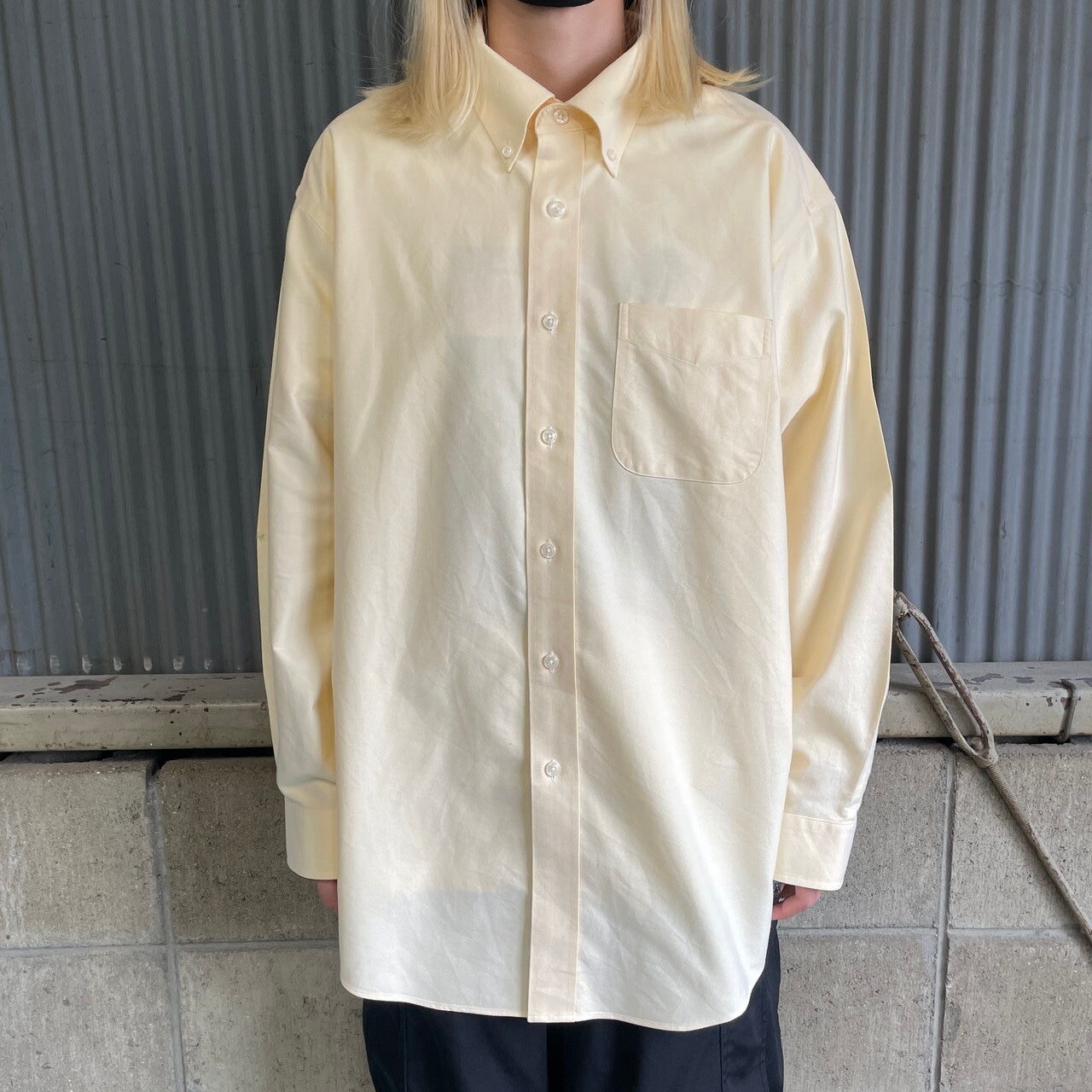 L.L.Bean エルエルビーン WRINKLE FREE TRADITIONAL FIT オックスフォードシャツ メンズXL相当 古着 ...