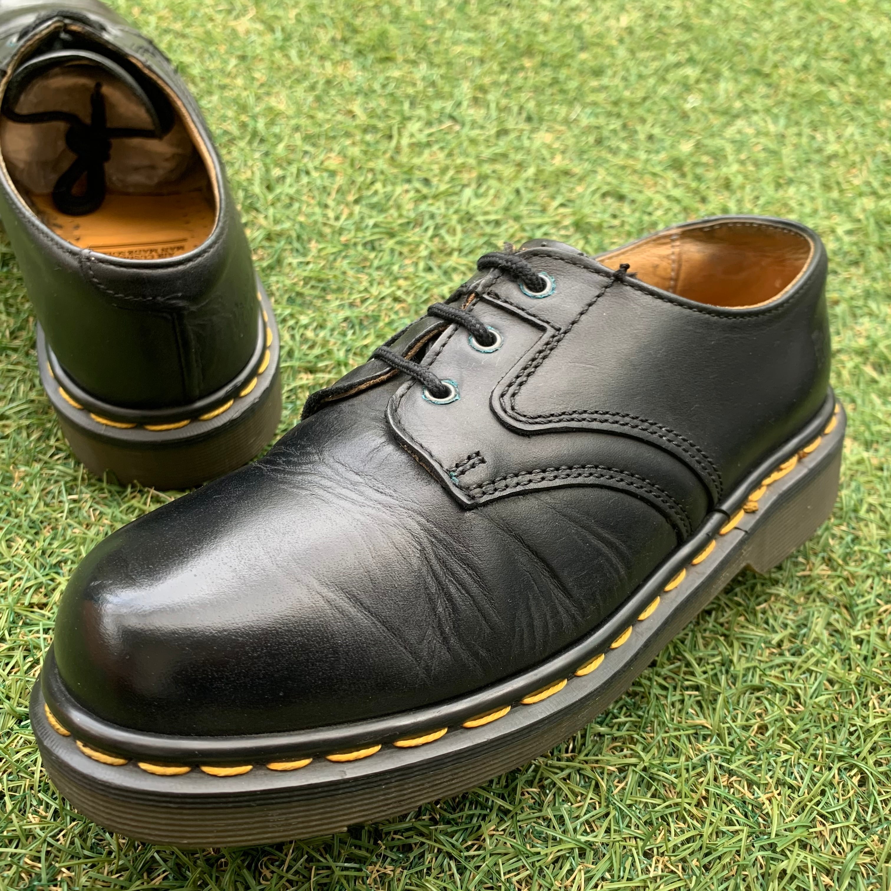 英国製！Dr.Martens 3EYE GIBSON SHOE ドクターマーチン 3ホール ...