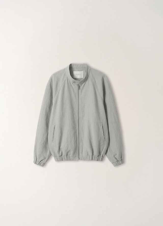 [NOTHING WRITTEN] Milo linen blouson (LIght khaki) 正規品 韓国ブランド 韓国通販 韓国代行 韓国ファッション ナッシングリトゥン 日本 店舗