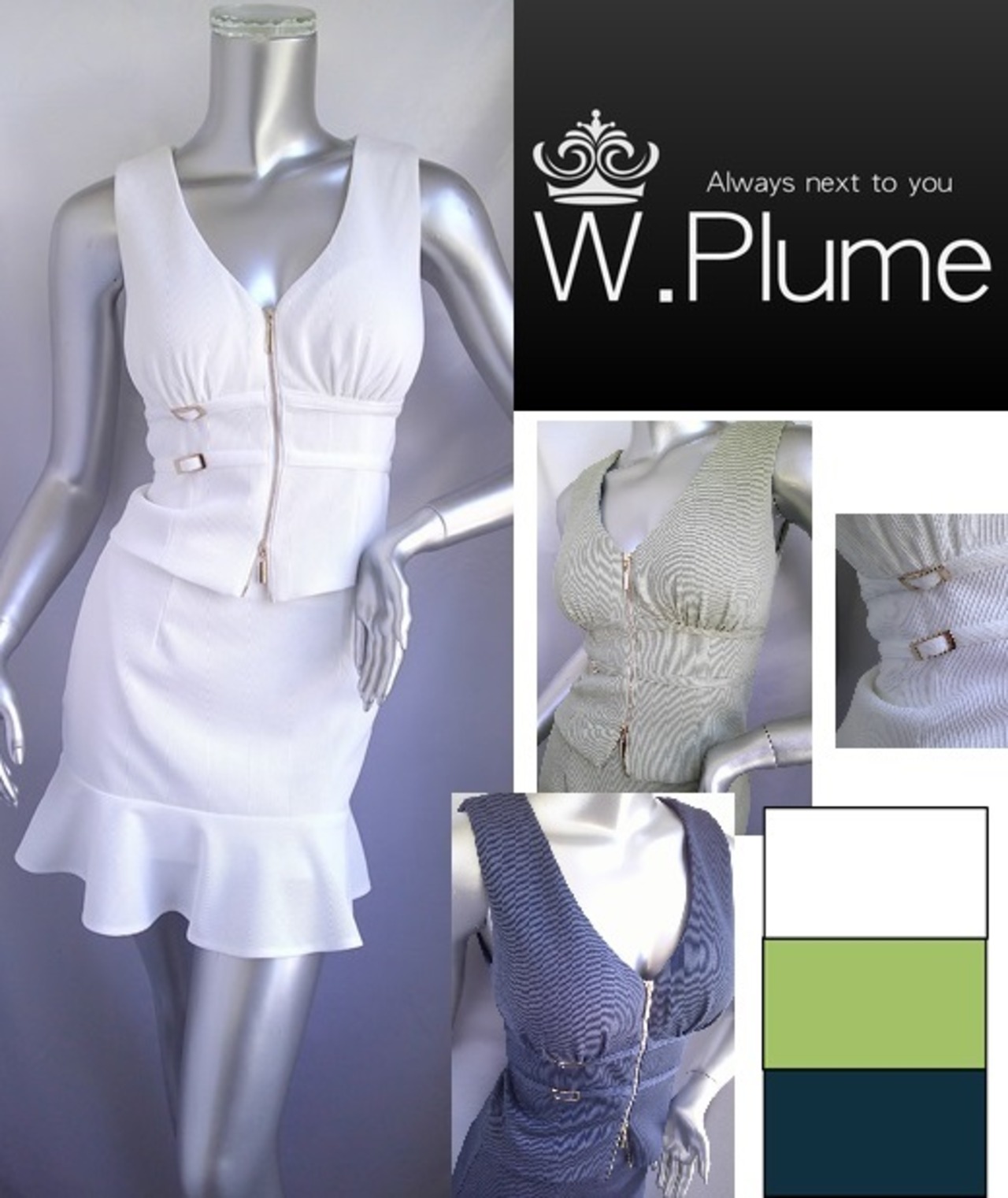 キャバドレス | W.Plume W.Plume フラワープリントドレス