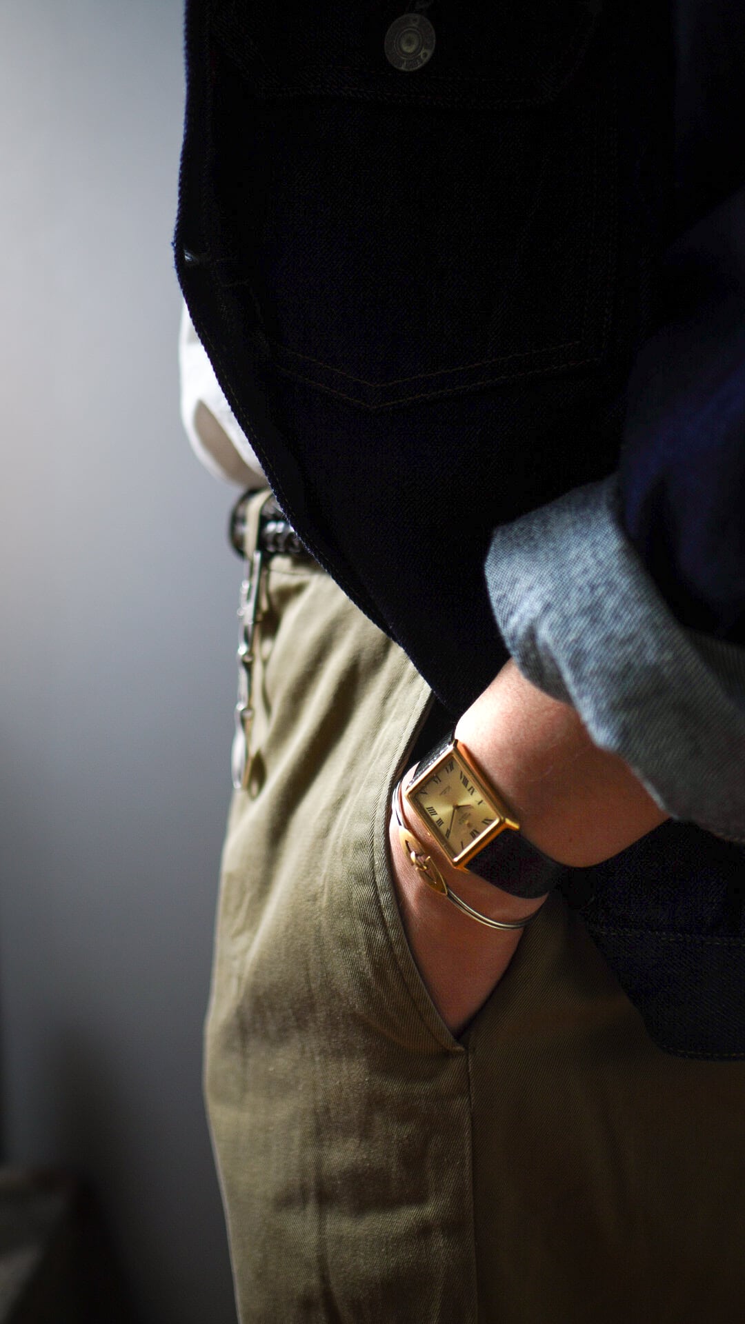 1970s】CARTIER カルティエ K18 イエロー ゴールド & シルバー