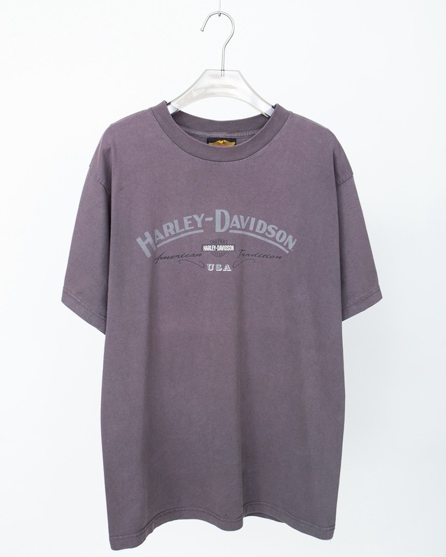 "HARLEY-DAVIDSON" both sides print T-shirt