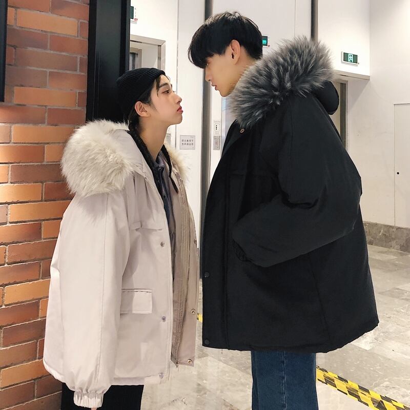 送料無料 カップルコーデ ファーブルゾン アウター エコファー カジュアル あったか 軽量 Lamitte Deco トレンド 韓国ファッション ショップ Base店