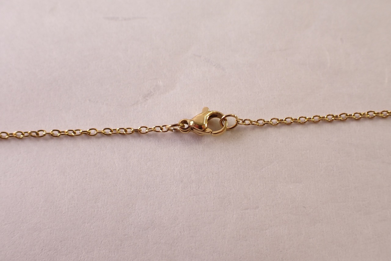 レモンクォーツネックレス　1.46ct [D12‐188]