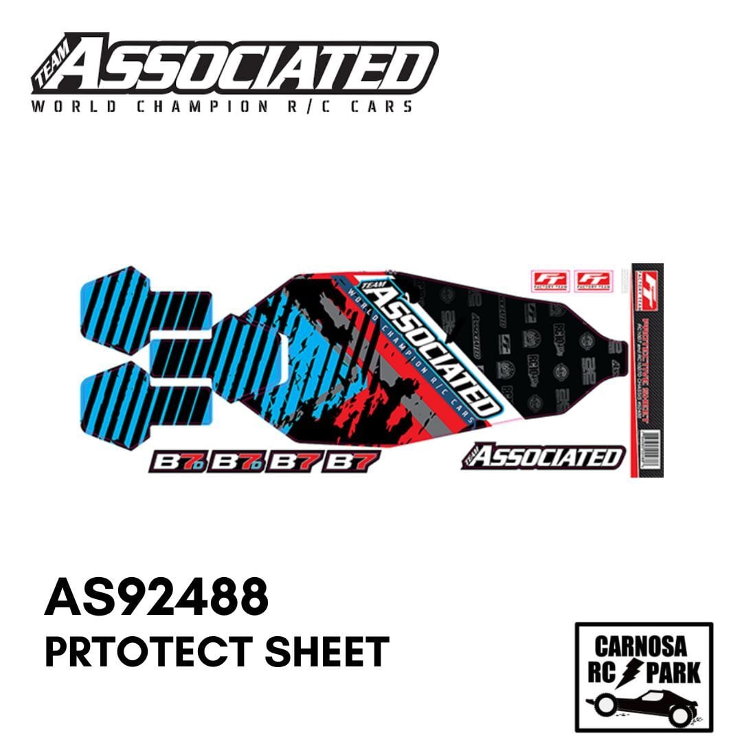 ASSOCIATED アソシエイティッド】シャーシプロテクトシート【B7