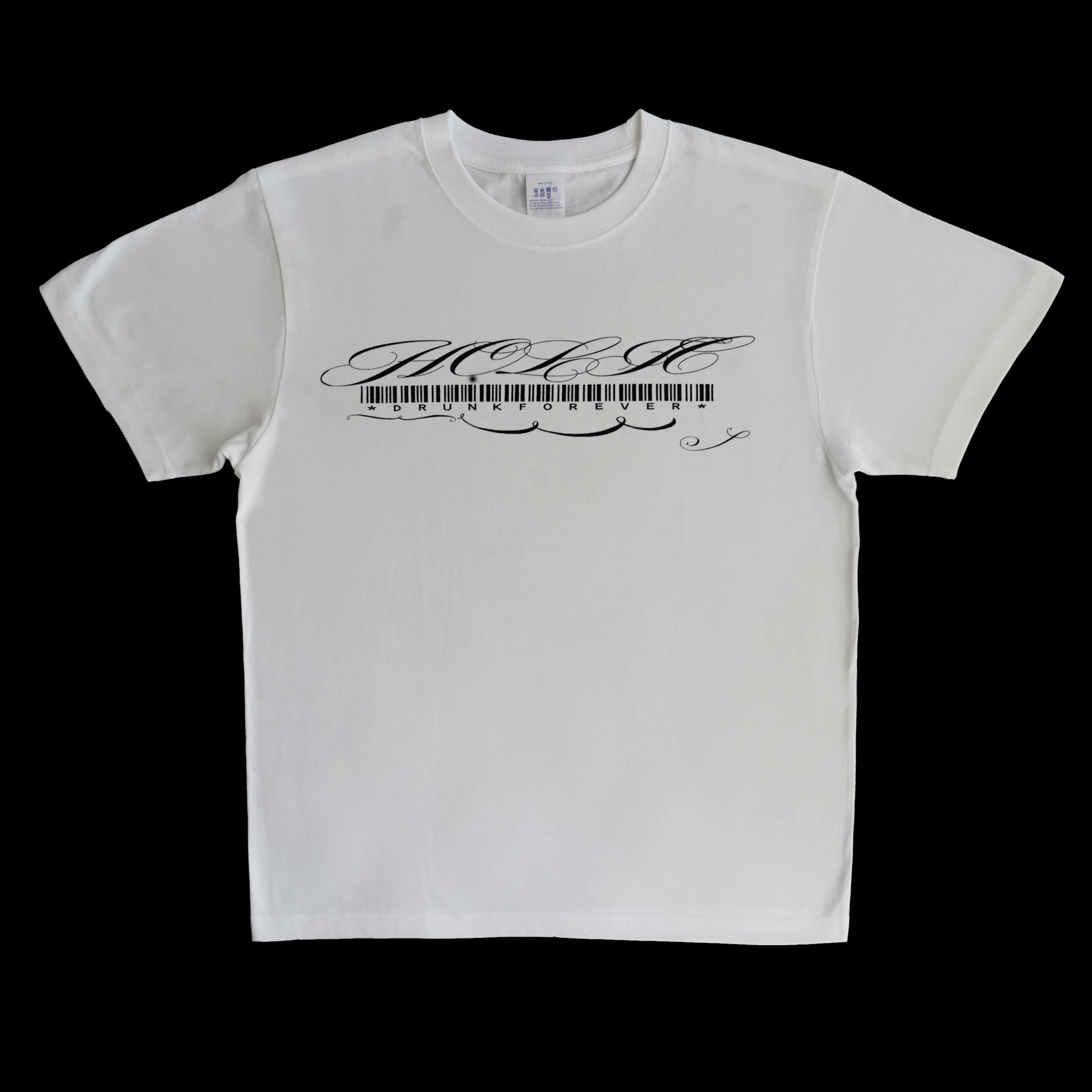 DRUNK FOR EVER T-shirt RED | holic