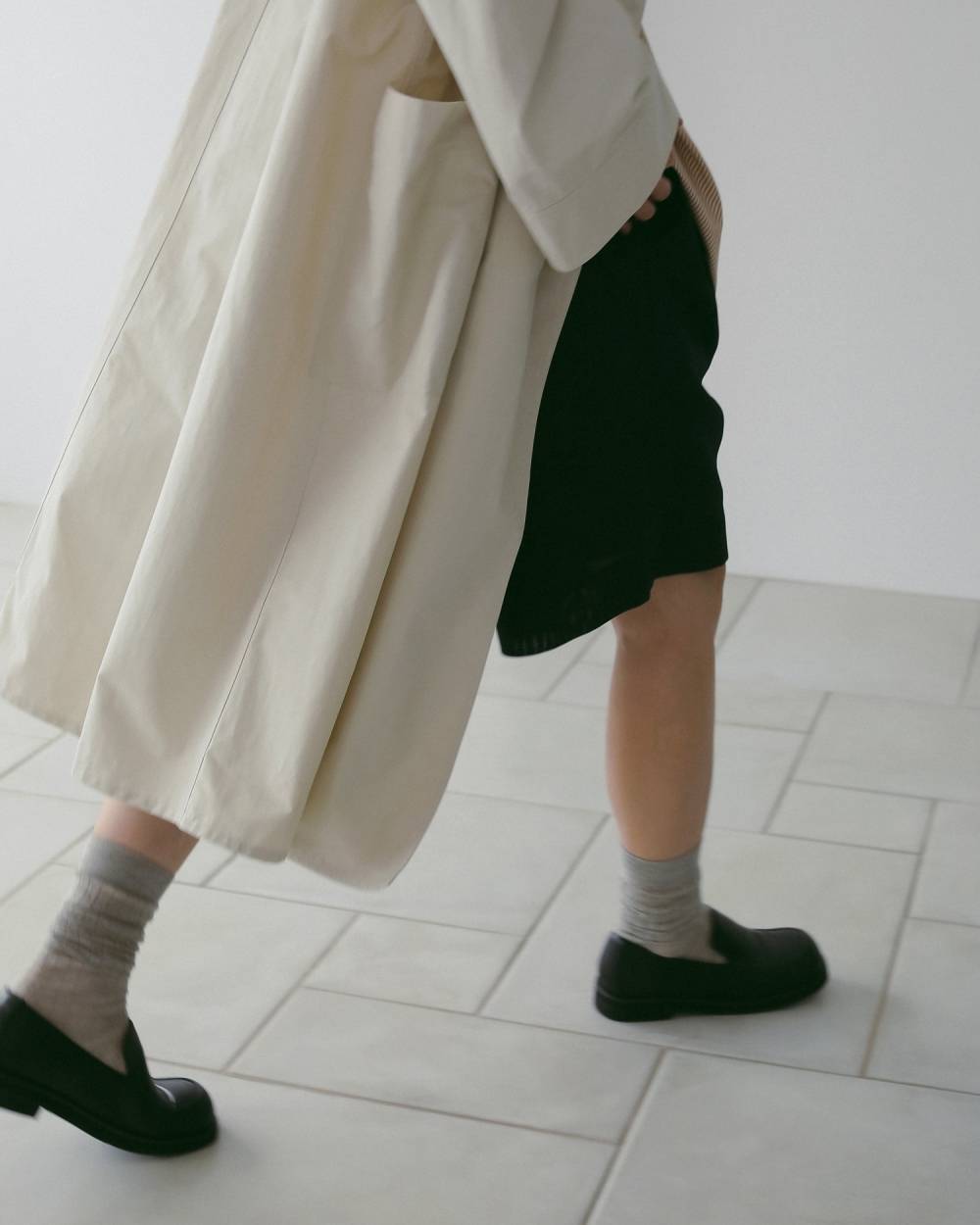 anuke】Standcollar Long Coat | LASHIC