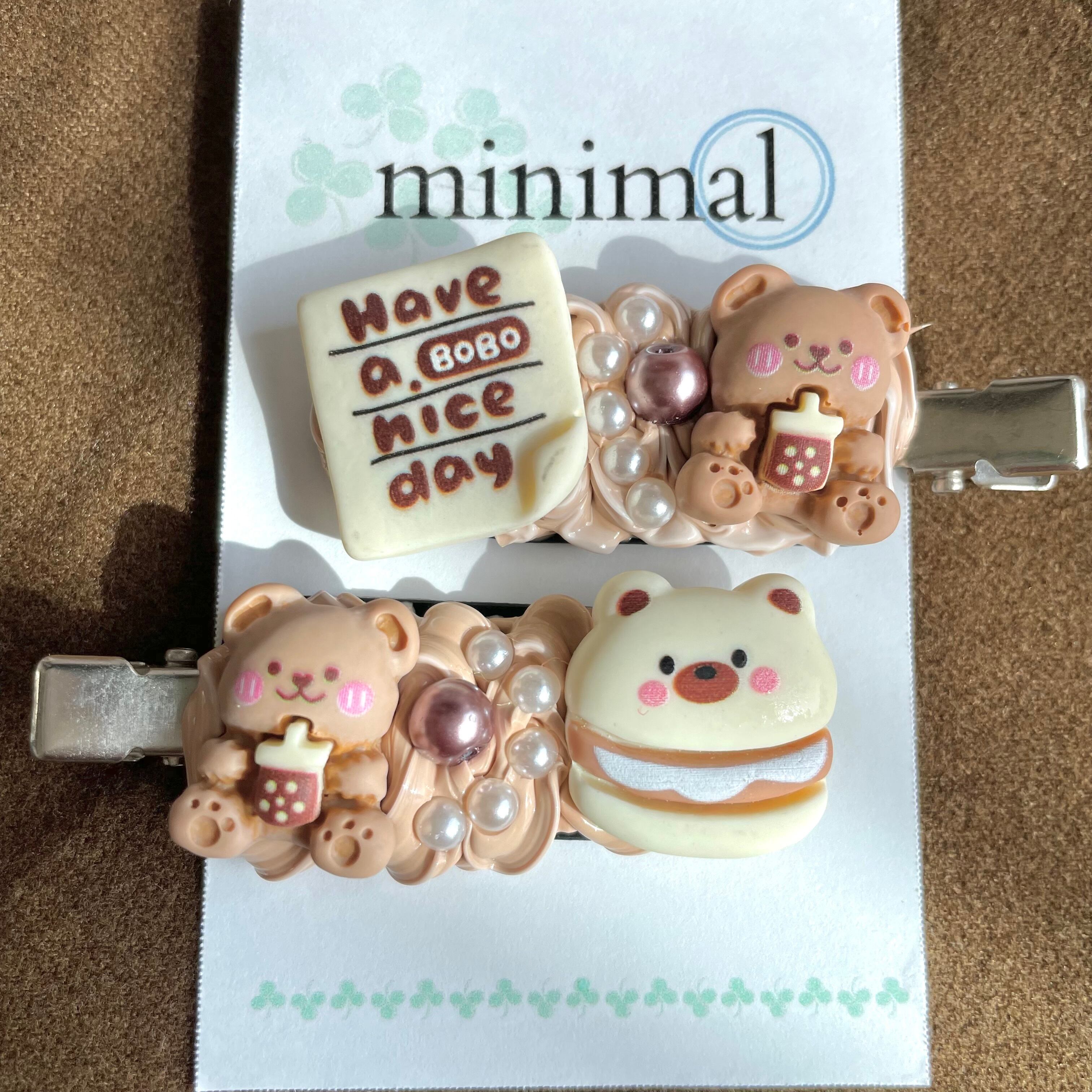 左右2個セット ホイップデコ ヘアピン ヘアアクセサリー 81 かっこよ