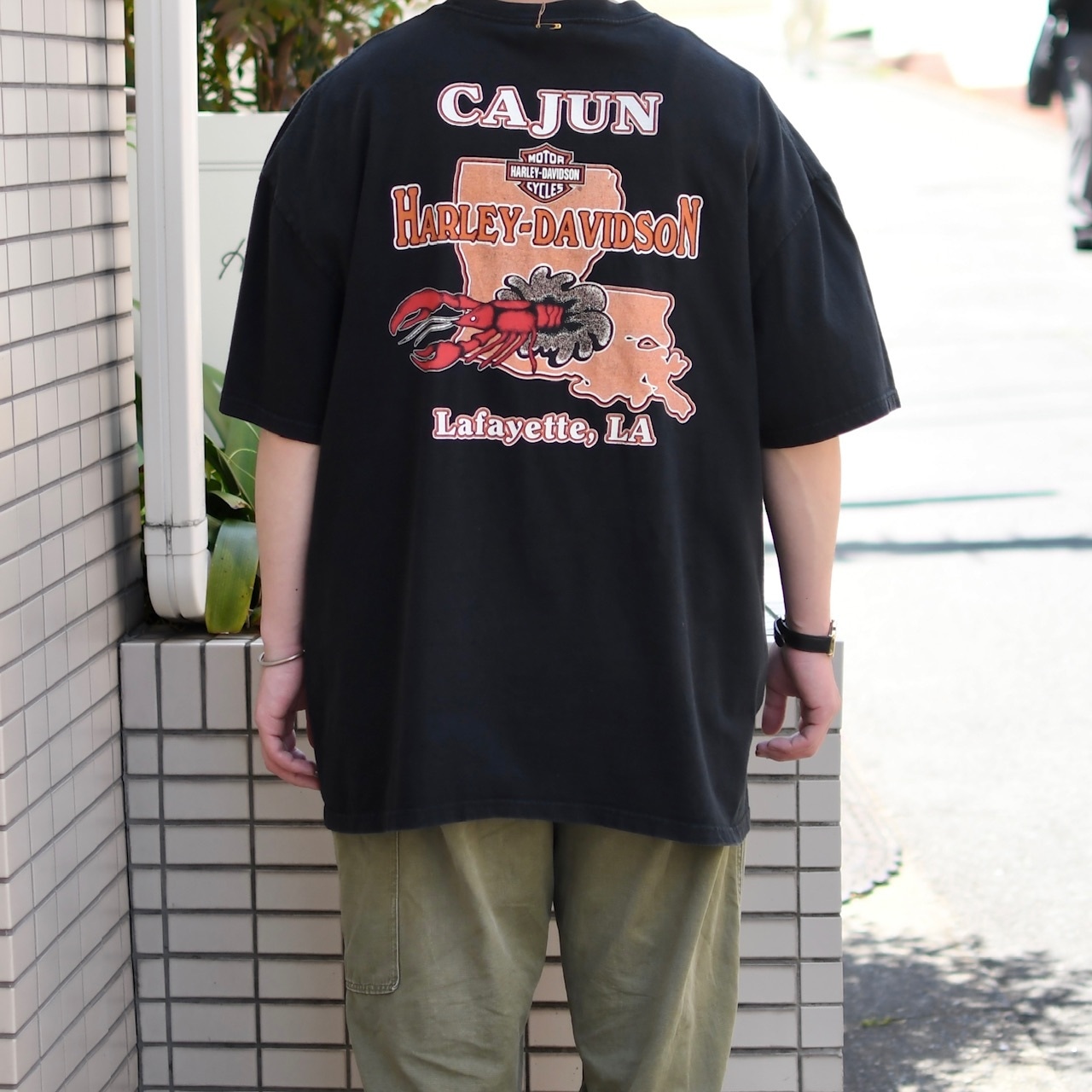 Harley-Davidson Crawfish print tee