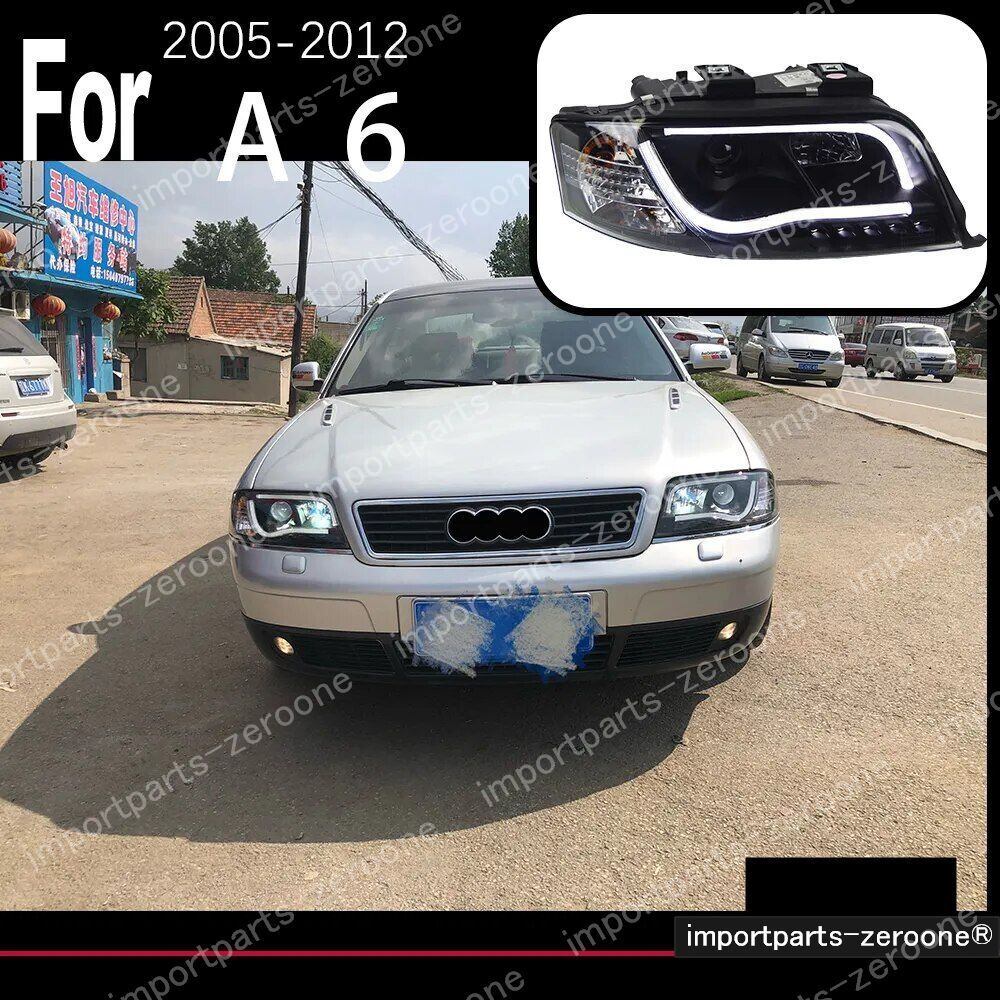 アウディ A6 C5 C6 アップグレードヘッドライト ソナー付き 2005〜2011