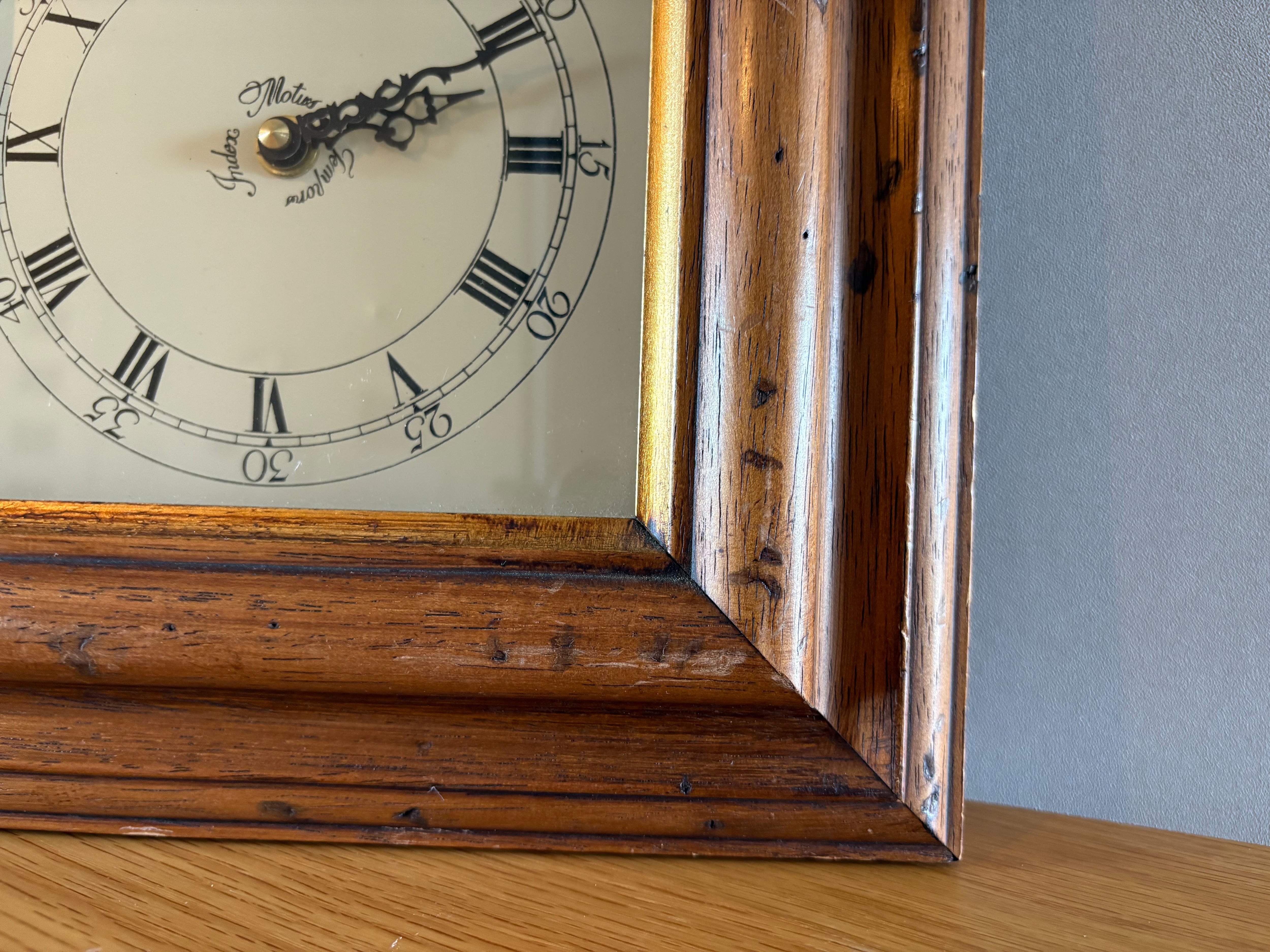 イタリアの古い掛け時計 Italy 時計 昭和レトロ アンティーク