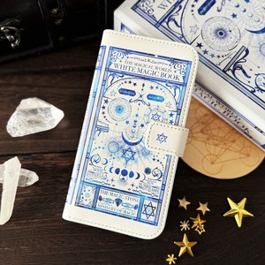 架空の魔導書"白魔法と錬金術の本" スマホケース iPhoneケース 全機種対応