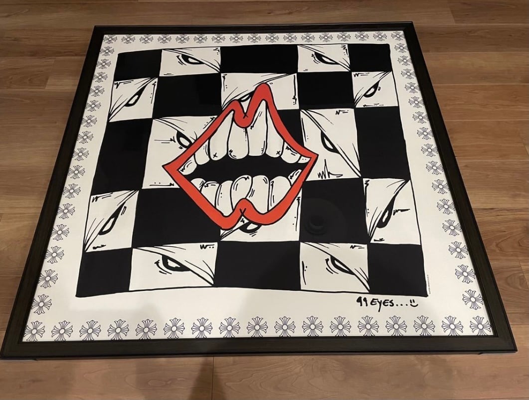 CHROME HEARTS クロムハーツ Matty boy スカーフ マッティボーイ シルク