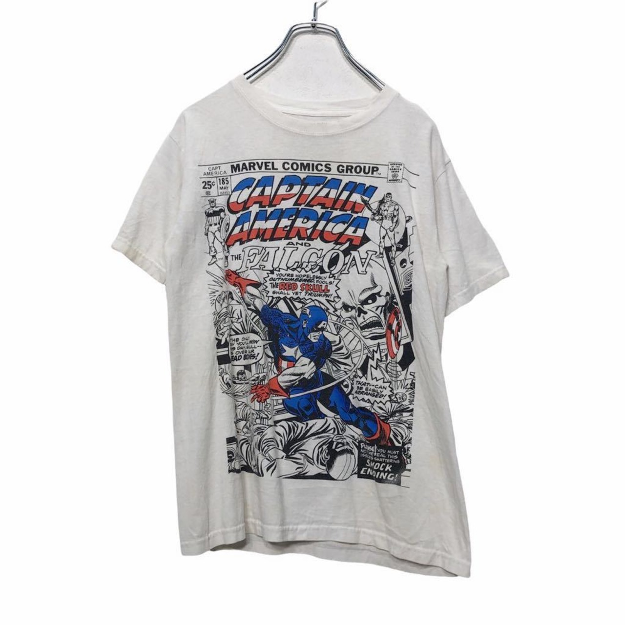 MARVEL半袖 プリントTシャツ Sサイズ マーベル コミック調 キャプテン 