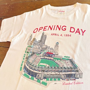 94s〝 Progressive Field 〟Opening Day Memorial T-Shirt