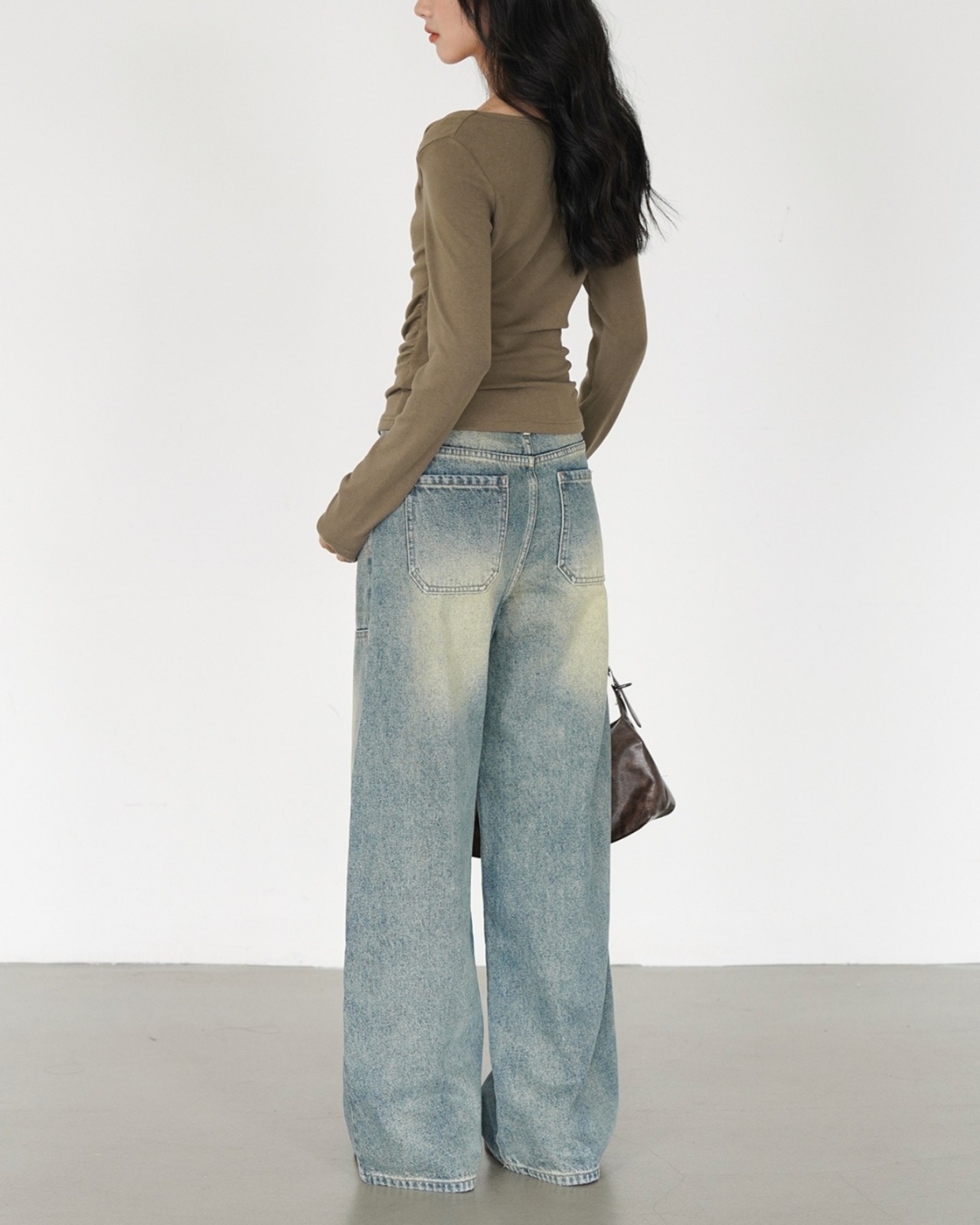 アシンメトリーリボントップス 2color A0027 - 7